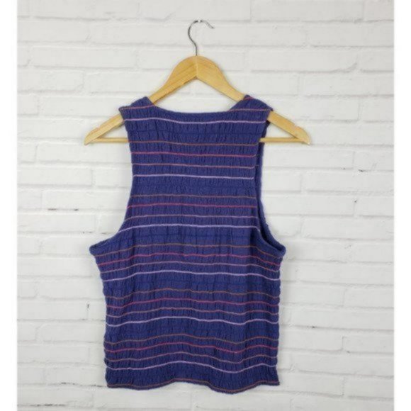 Texture & Thread Rainbow-Stitch Smocked Tank Top - Picture 5 of 7